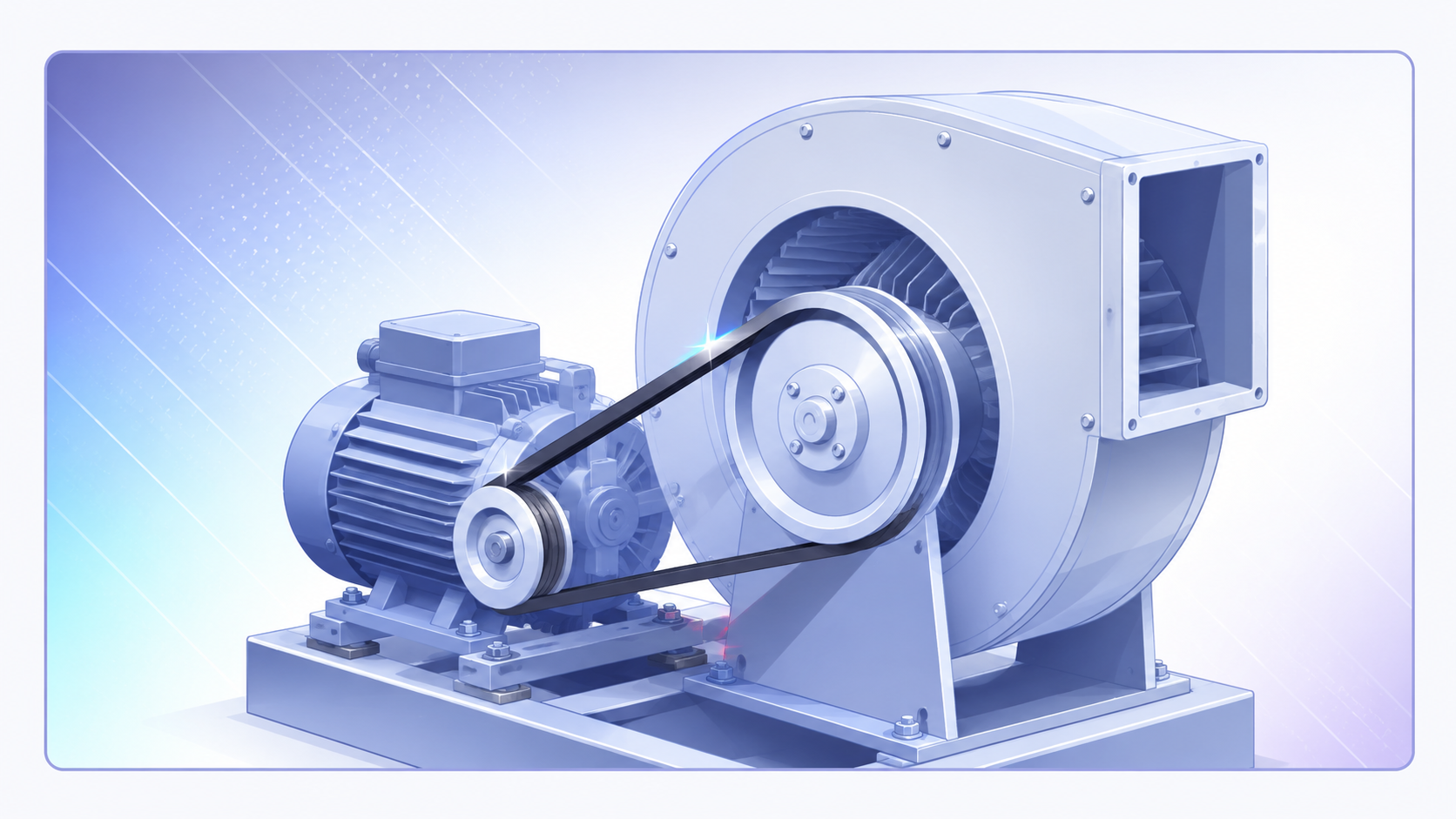 Commercial exhaust fan belt replacement service by Lavaj
